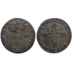 1708-BB Sol of 16 Deniers.