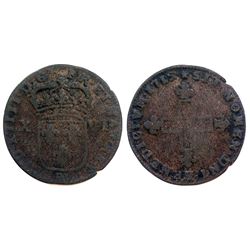 1715-BB Sol of 16 Deniers.