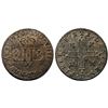 Image 1 : 1710-D [Lyon Mint] Billon 30 Deniers.  Vlack 2, Gadoury 102.