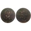 Image 1 : 1721-B [Rouen Mint] Copper Nine Deniers, Martin 1.2-A.2.   Rarity-4.