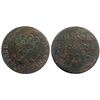 Image 1 : 1721-B [Rouen Mint] Copper Nine Deniers, Martin 1.8-A.6.  Rarity-5.