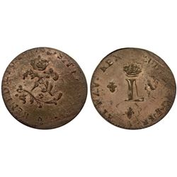 1763-A Billon Sous Marques.  Vlack 47b.