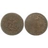 Image 1 : 1740-G [Poitiers Mint] Billon Half Sous Marques.  Vlack 301.  Rarity-3.