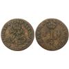 Image 1 : 1740-T [Nantes Mint] Billon Half Sous Marques.  Vlack 314.  Rarity-2.