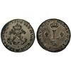 Image 1 : 1740-W [Lille Mint] Billon Half Sous Marques.  Vlack 316.  Rarity-1.