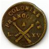 Image 2 : 1767-A French Colonies Copper Sou.  Vlack 1-A.