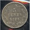 Image 1 : 1873 Newfoundland Five Cents