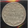 Image 1 : 1885 Newfoundland Five Cents