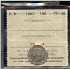Image 2 : 1862 New Brunswick Ten Cents