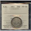 Image 2 : 1864 New Brunswick Twenty Cents