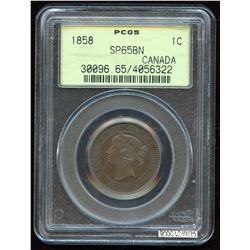 1858 One Cent Specimen