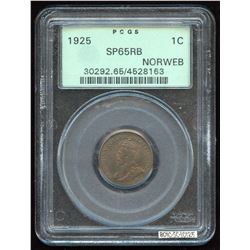 1925 One Cent Specimen