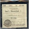 Image 2 : 1885 Five Cents