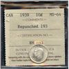 Image 2 : 1939 Ten Cents