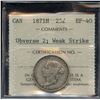 Image 2 : 1871H Twenty Five Cents