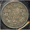 Image 1 : 1886 Twenty Five Cents