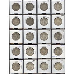 Fifty Cents Lot of 36