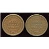 Image 2 : Lot of Two 1812 Trade & Navigation Half Penny Tokens.