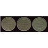 Image 2 : Lot of Three 1813 Trade & Navigation Half Penny Tokens.