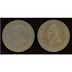 Lot of Two Wellington Tokens, Breton 987.