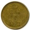 Image 2 : Hudson's Bay 1 Made Beaver. 1857. East Main District, 1 Made Beaver, not punched.