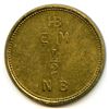Image 2 : Hudson's Bay ½  Made Beaver. 1857. East Main District, ½  Made Beaver, not punched.