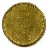 Image 2 : Hudson's Bay ¼ Made Beaver. 1857, East Main District, ¼ Made Beaver, not punched.