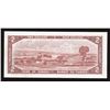 Image 2 : Bank of Canada $2, 1954 Million Numbered Note