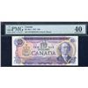 Image 1 : Bank of Canada $10, 1971 Scarce EET Good Over Prefix