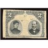 Image 1 : Dominion of Canada, $2, 1887, production working model of portraits.