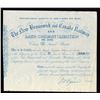 Image 1 : New Brunswick and Canada Railway Land Company One Share, 1857