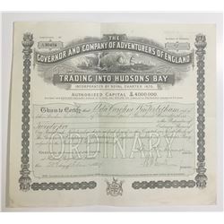 "Hudson's Bay Co." 25 shrs, 1927