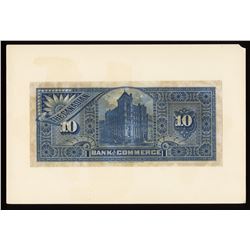Canadian Bank of Commerce $10, 1892
