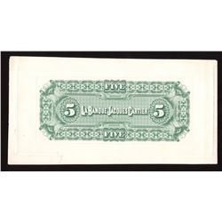 La Banque Jacques Cartier $5, 1886