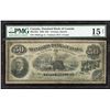 Image 1 : Standard Bank of Canada. Ultra Rare $50, 1890.