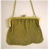 Image 1 : A YELLOW GOLD MESH BAG