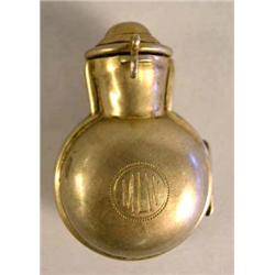 AN ENGLISH GOLD PLATED SILVER URN FORM SMELLING SALTS CONTAINER