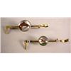 Image 1 : A 14K YELLOW GOLD RIDING CROP DESIGN BAR PIN