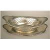 Image 1 : A GORHAM STERLING SILVER OVAL RETICULATED SIDE BOWL