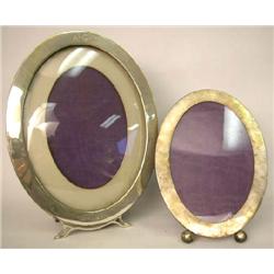 THREE STERLING SILVER PICTURE FRAMES