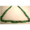 Image 1 : AN EMERALD BEADED NECKLACE