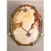 Image 1 : A CARVED SHELL CAMEO BROOCH/PENDANT