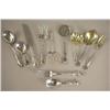 Image 1 : A GROUP OF STERLING SILVER SMALL FLATWARE SERVING PIECES