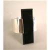 Image 1 : A STERLING SILVER AND ONYX GEOMETRIC DESIGN RING