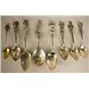 Image 1 : A GROUP OF TWENTY STERLING SILVER SOUVENIR SPOONS
