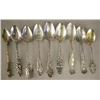 Image 1 : A GROUP OF THIRTY STERLING SILVER SOUVENIR SPOONS
