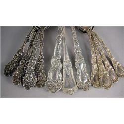 A GROUP OF LATE 19/EARLY 20TH C.STERLING SILVER GORHAM FLATWARE