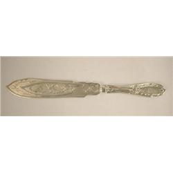 AN ALBERT COLES & CO. AMERICAN SILVER (NEW YORK, 1836-1880) CAKE SAW