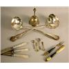 Image 1 : A GROUP OF STERLING SILVER AND SILVER PLATED FLATWARE ITEMS