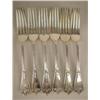 Image 1 : A GROUP OF SIX TIFFANY "BEEKMAN" PATTERN STERLING SILVER DINNER FORKS